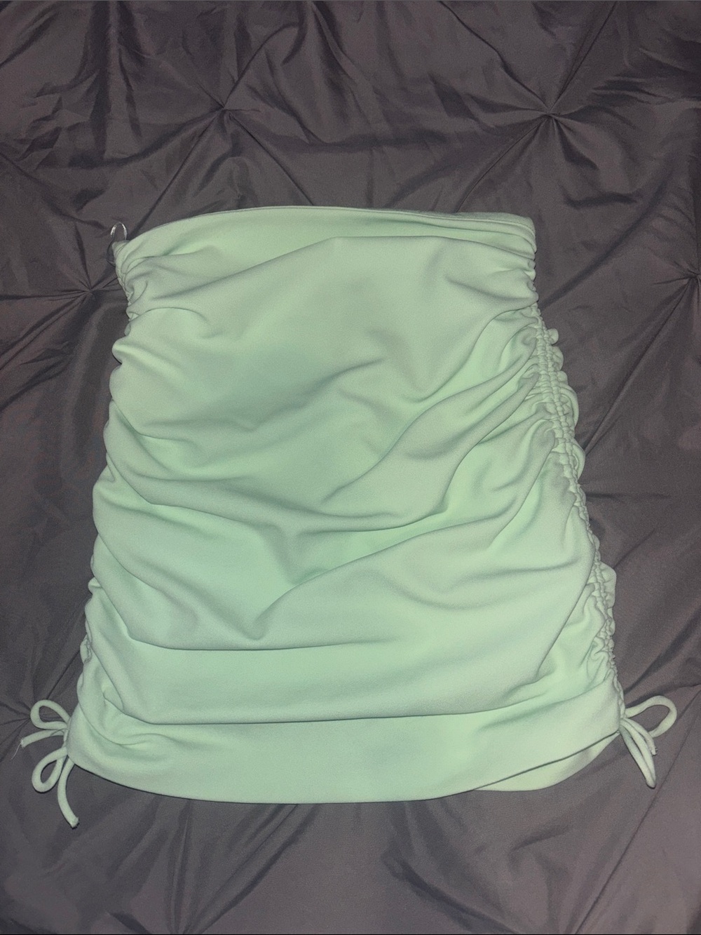 Women’s Mint Ruched Skirt